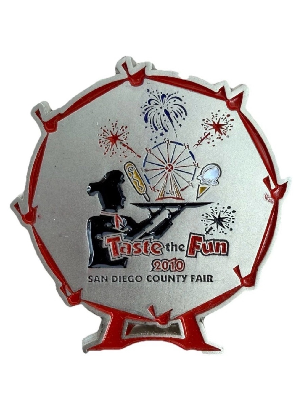San Diego County Fair Pin 2010 Taste The Fun Carnival Souvenir Memorabilia